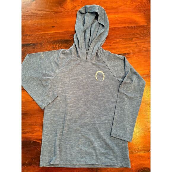 Anetik KIDS EXPLORER TECH HOODY blue size 5 rashguard heat protection - Picture 2 of 5